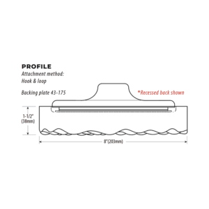 waffle-pro-pads-straight-cut-side-profile